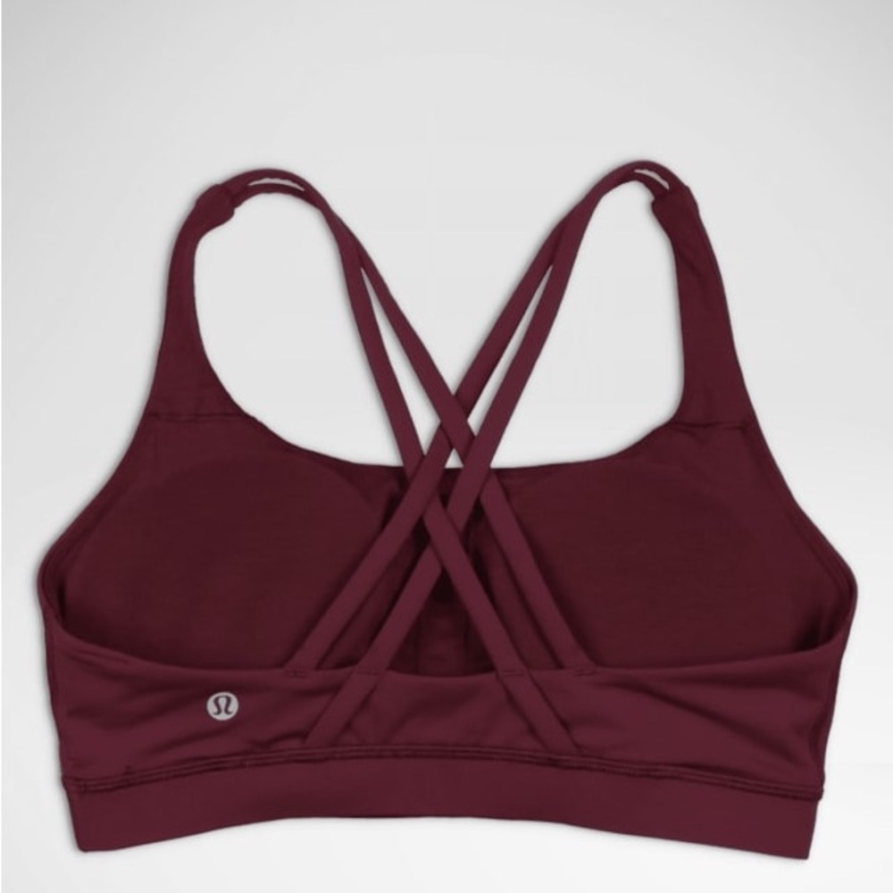 lululemon Energy Bra in Garnet